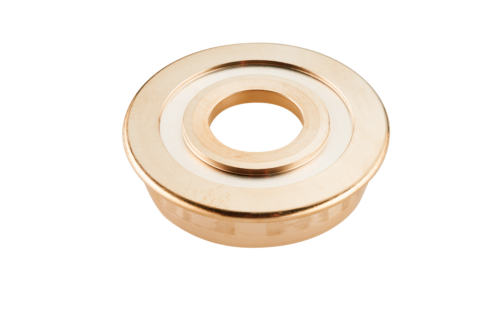 Nahaufnahme Durchfluss CuZn42 Oberfläche, enge Toleranzen